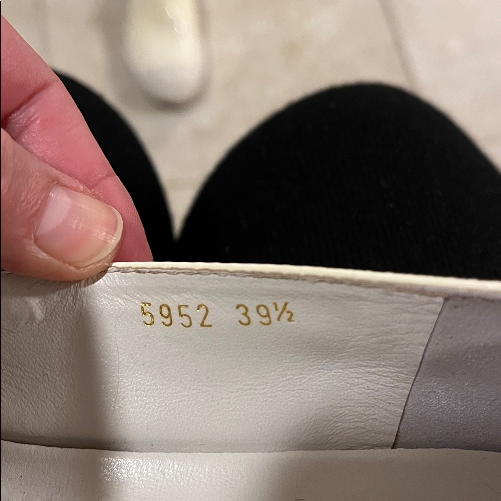 Prada Women's Cream Slip-On Sneakers, 8.5 USA size, 39.5 USA, preowned - Picture 4 of 14